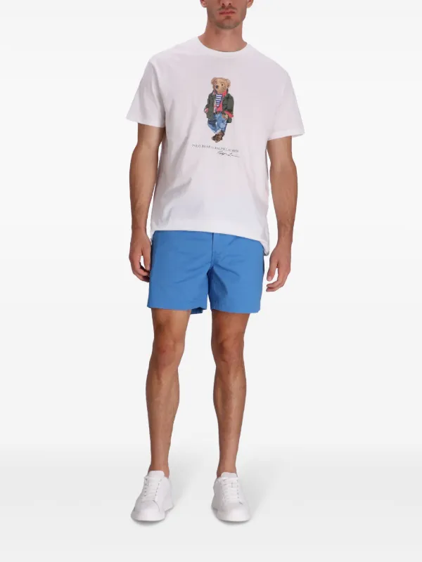 Polo Ralph Lauren Short Prepster Bleu FARFETCH FR