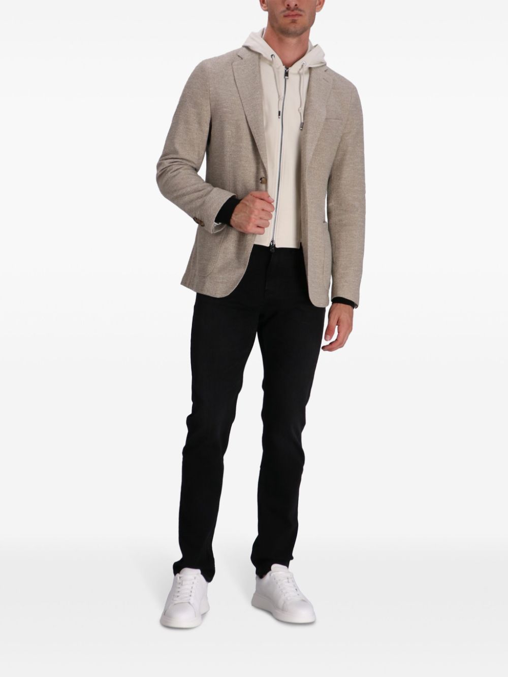 BOSS hooded blazer - Beige