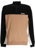 BOSS colour-block sweatshirt - Black