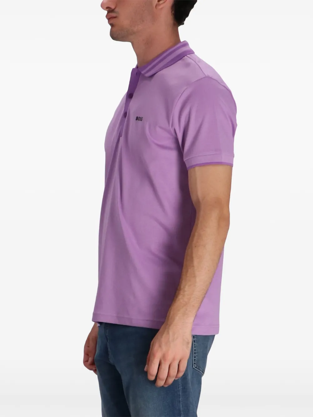 BOSS Paddy poloshirt Paars
