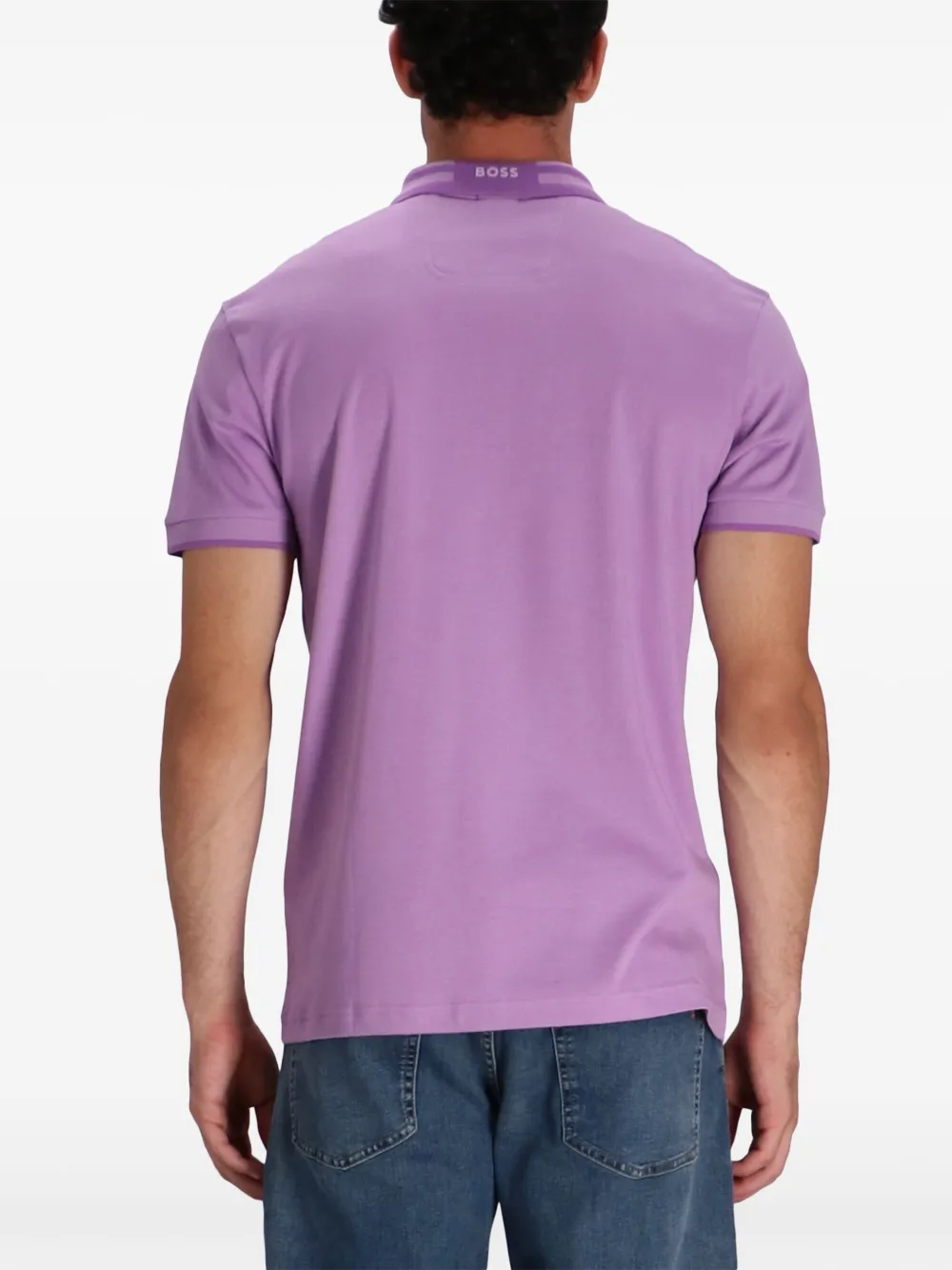 BOSS Paddy poloshirt Paars