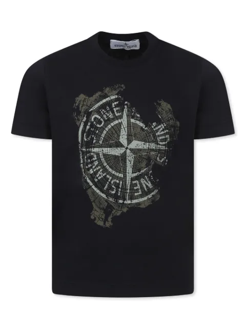 Stone Island Junior logo-print T-shirt