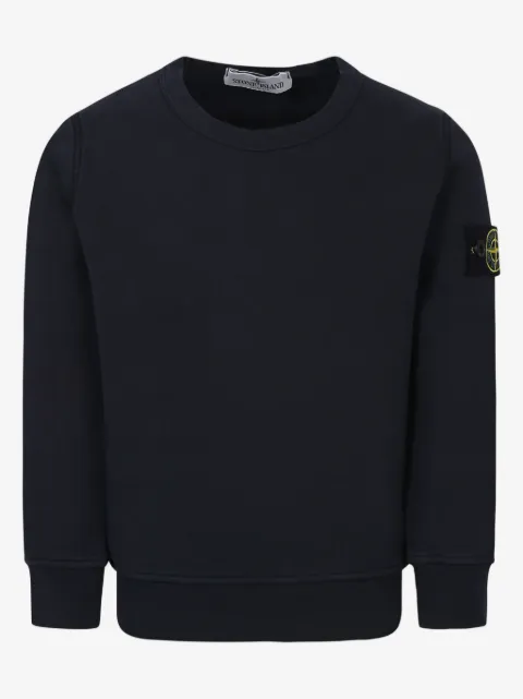 Stone Island Junior Compass-badge sweatshirt