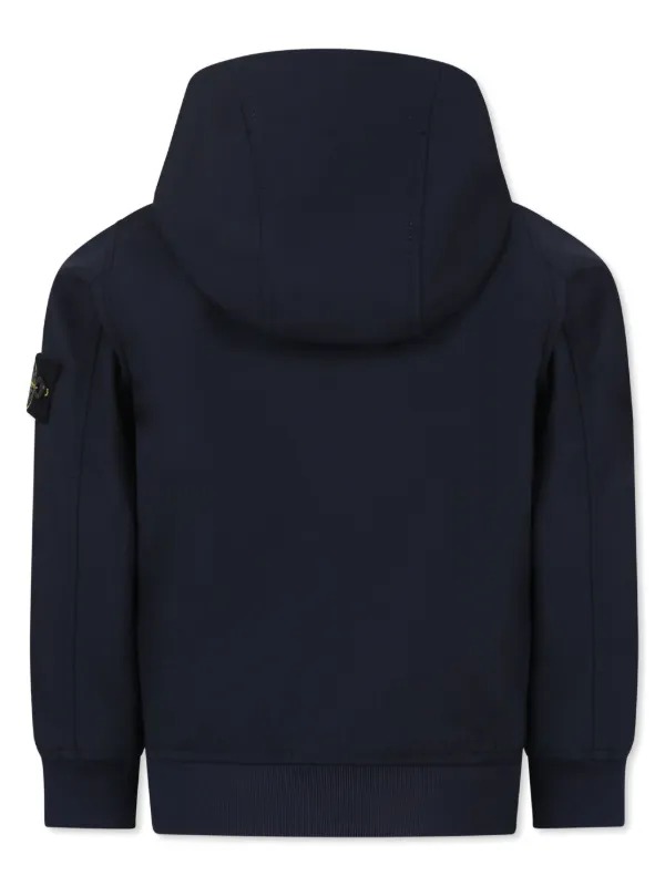 Zip Sweatshirt Stone Island Black Sweatshirt Junior Stone Island