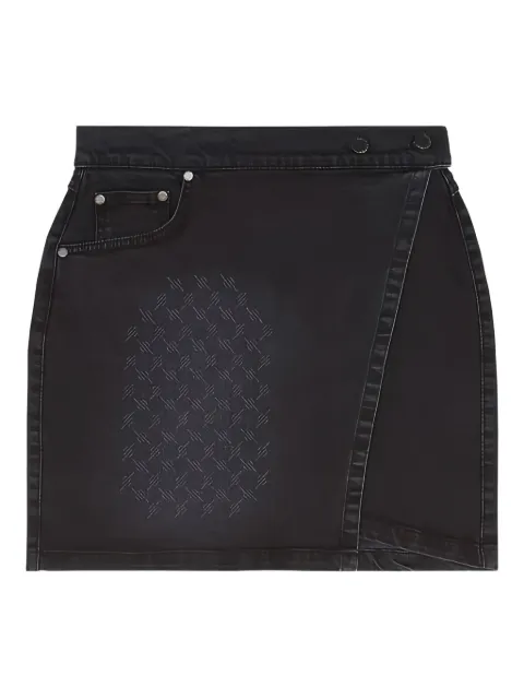 Daily Paper wrap mini skirt