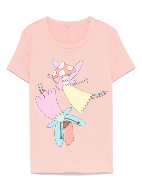 Stella McCartney Kids playera con estampado gráfico