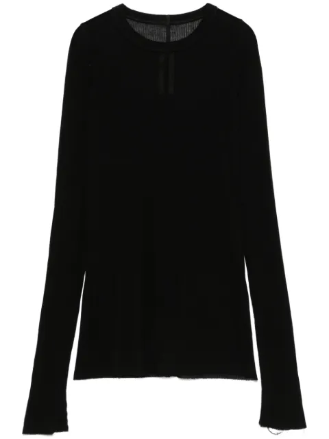 Rick Owens ribbed T-shirt