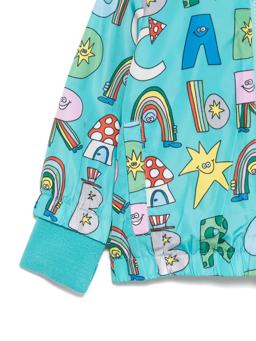 Stella McCartney Kids Jack met grafische print Groen