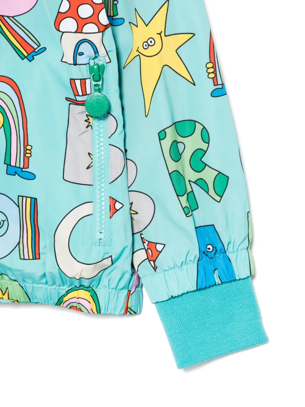 Stella McCartney Kids Jack met grafische print Groen