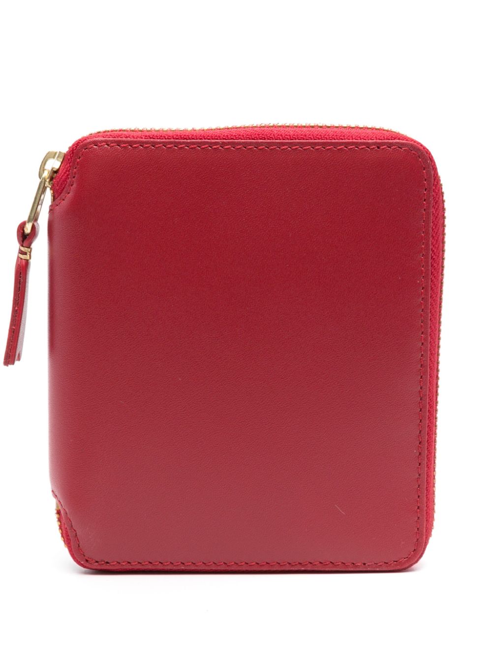 Comme Des Garçons Wallet portemonnee van leer Rood