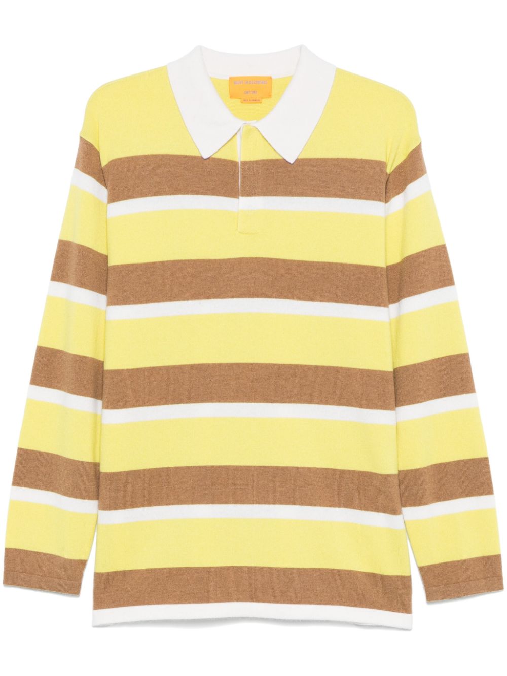 striped rugby polo shirt