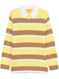 Guest In Residence striped rugby polo shirt - Yellow