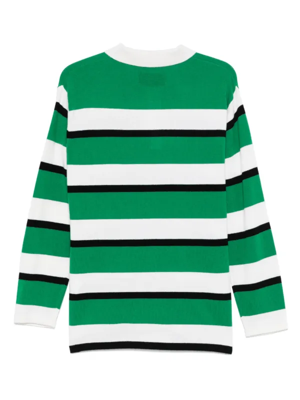 Guest In Residence ストライプ ラガーシャツ | グリーン | FARFETCH JP