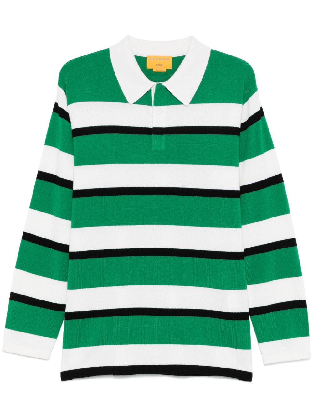 striped rugby polo shirt