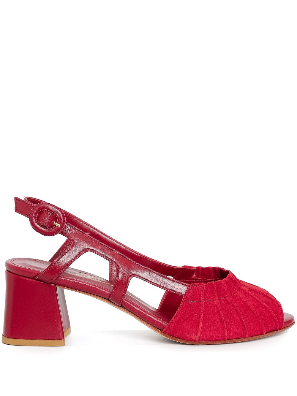 Sarah Chofakian 45mm Side Chair sandals Rood