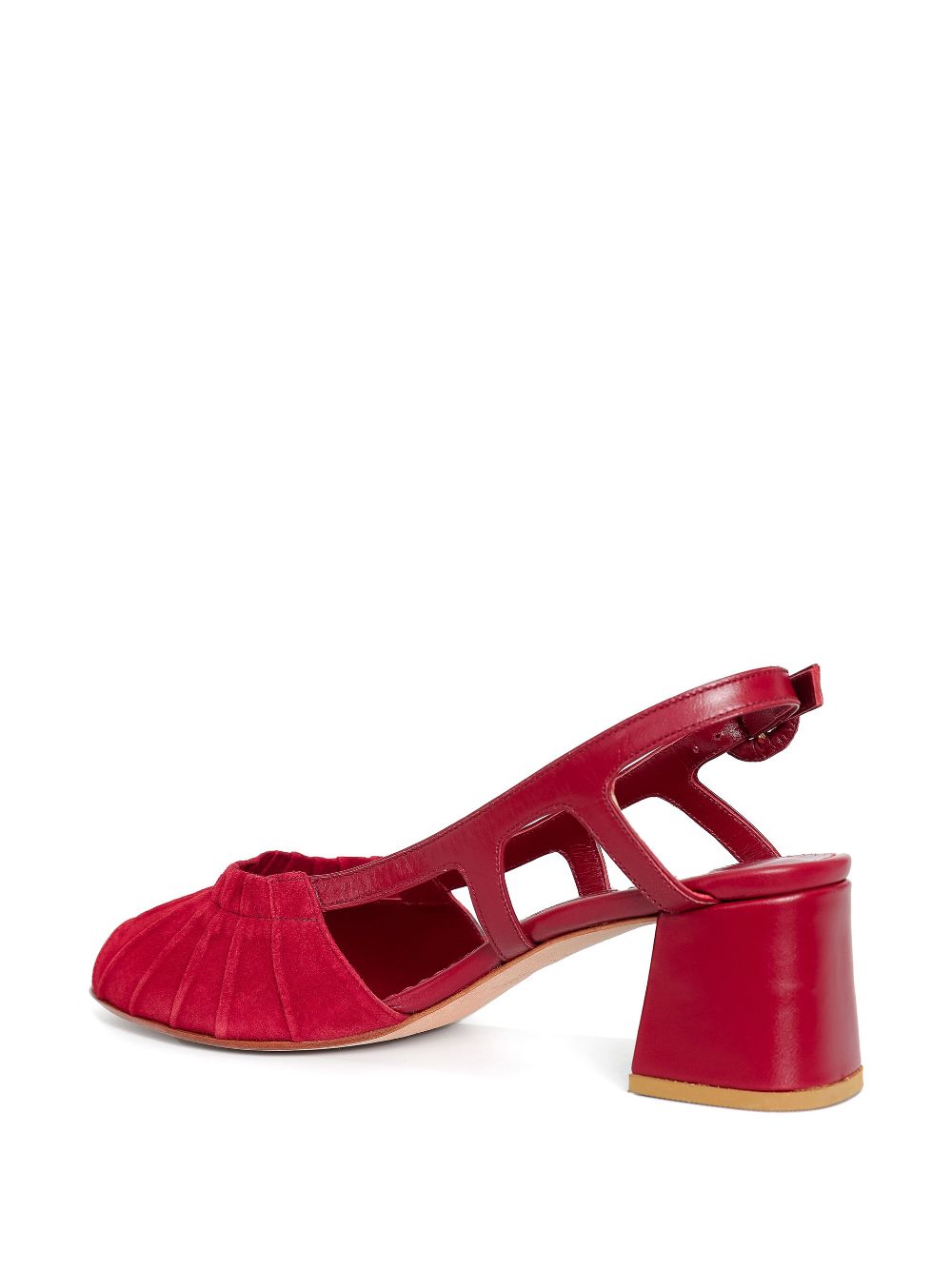 Sarah Chofakian 45mm Side Chair sandals Red