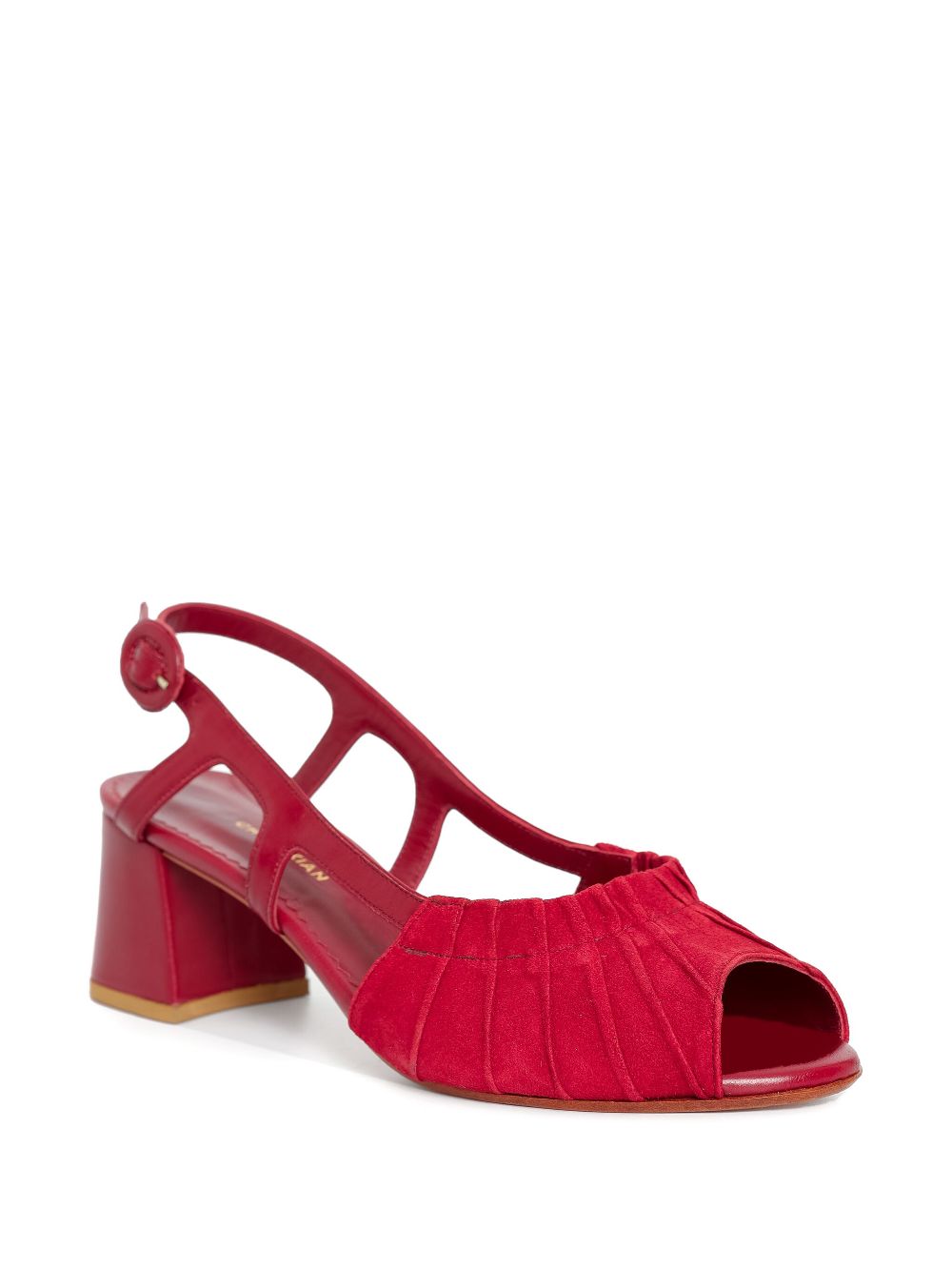 Sarah Chofakian 45mm Side Chair sandals - Rood