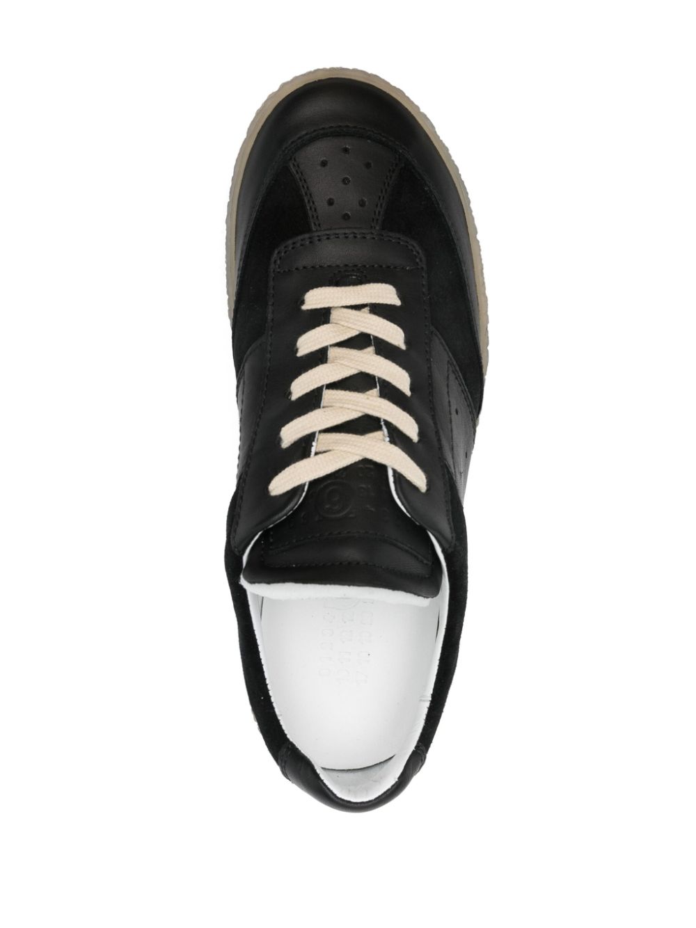 MM6 Maison Margiela 6 Court sneakers Zwart