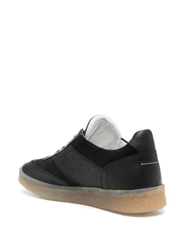 MM6 Maison Margiela 6 Court Sneakers | Black | FARFETCH
