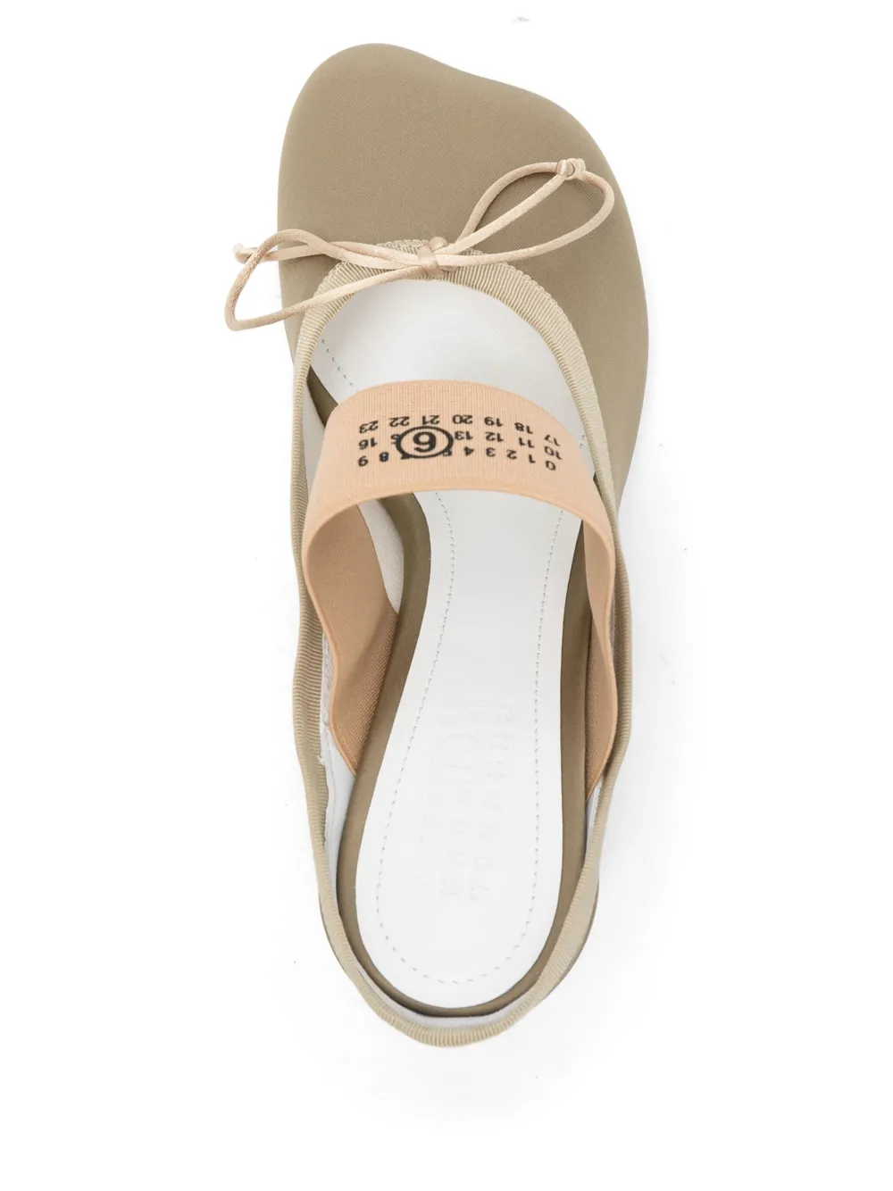 MM6 Maison Margiela 70mm Anatomic Numeric pumps Neutrals