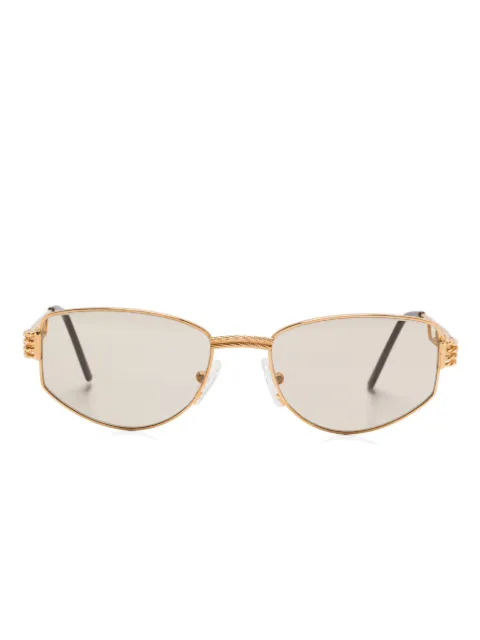 Tiffany & Co. Pre-Owned lentes de sol con armazón ovalada