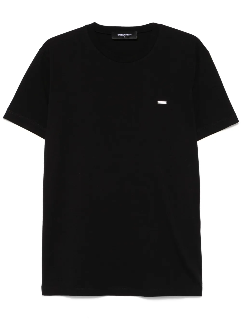 DSQUARED2 playera con placa del logo | negro | Image 1