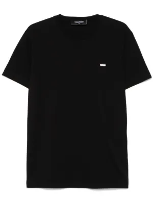 Neil Barrett Camiseta Com Patch Piercing | Preto | FARFETCH BR