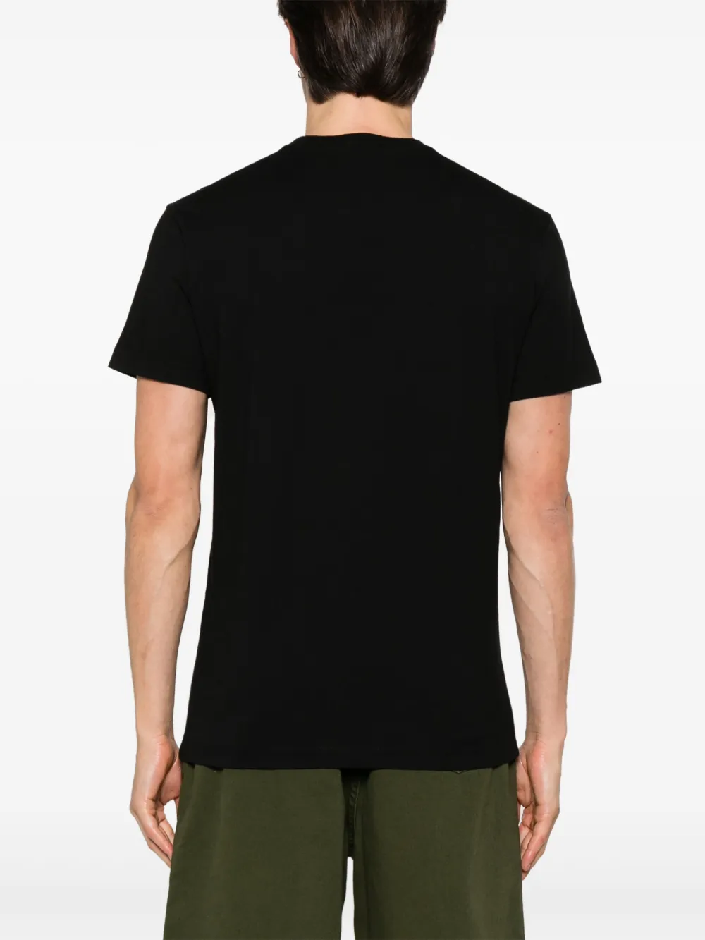DSQUARED2 T-shirt met logoplakkaat Zwart