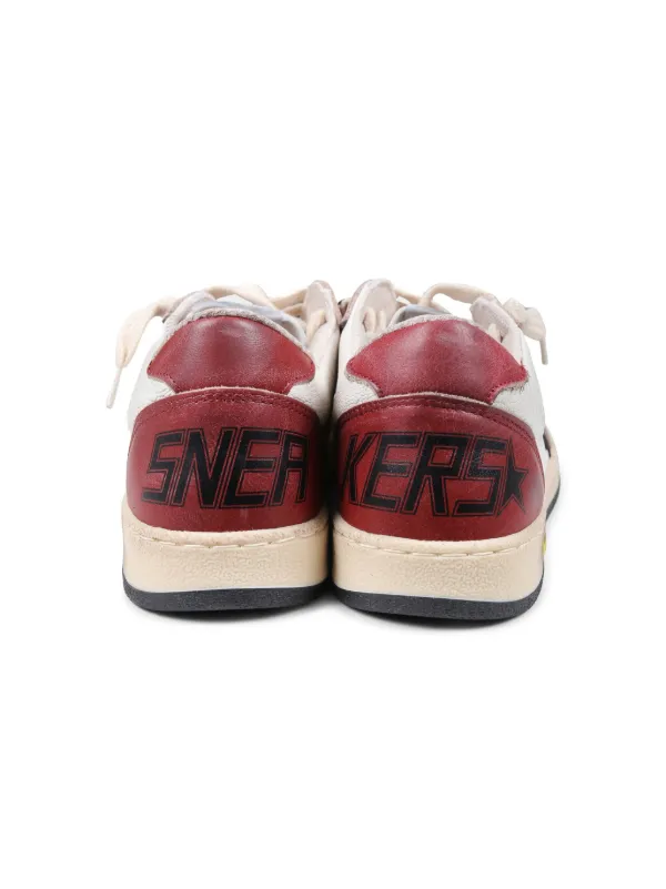 Golden Goose Kids Ball Star Sneakers | Red | FARFETCH