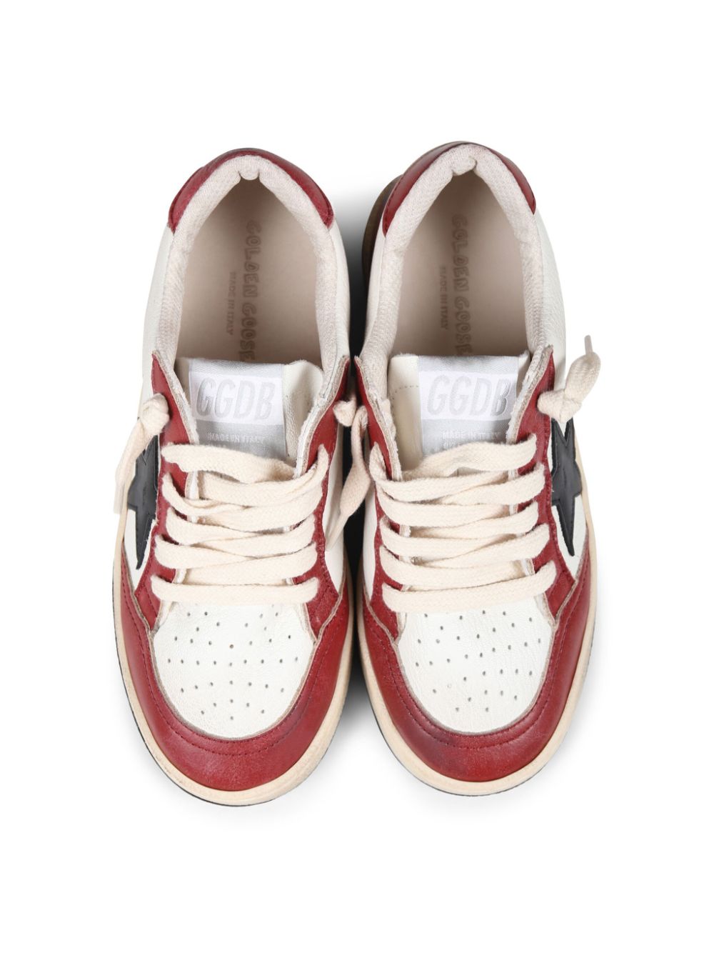 Golden Goose Kids Ball Star sneakers Red