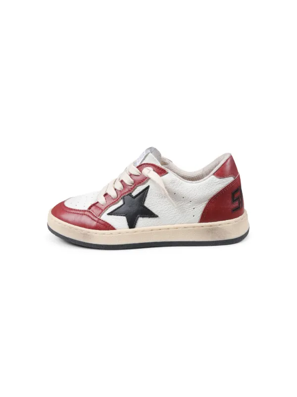 Golden Goose Kids Ball Star Sneakers | Red | FARFETCH