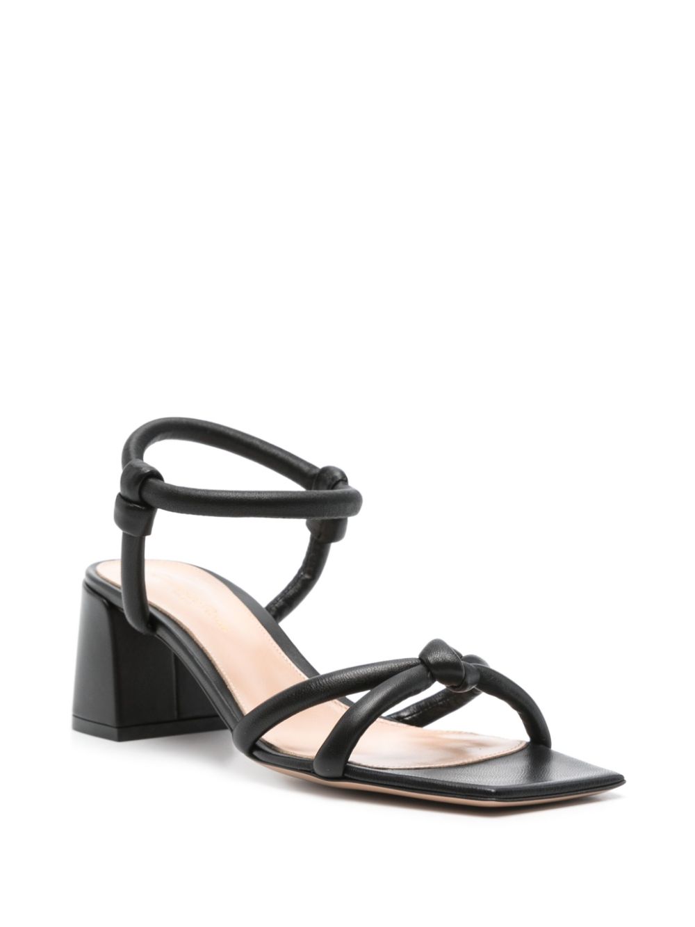 Gianvito Rossi 55 mm Juno sandalen - Zwart