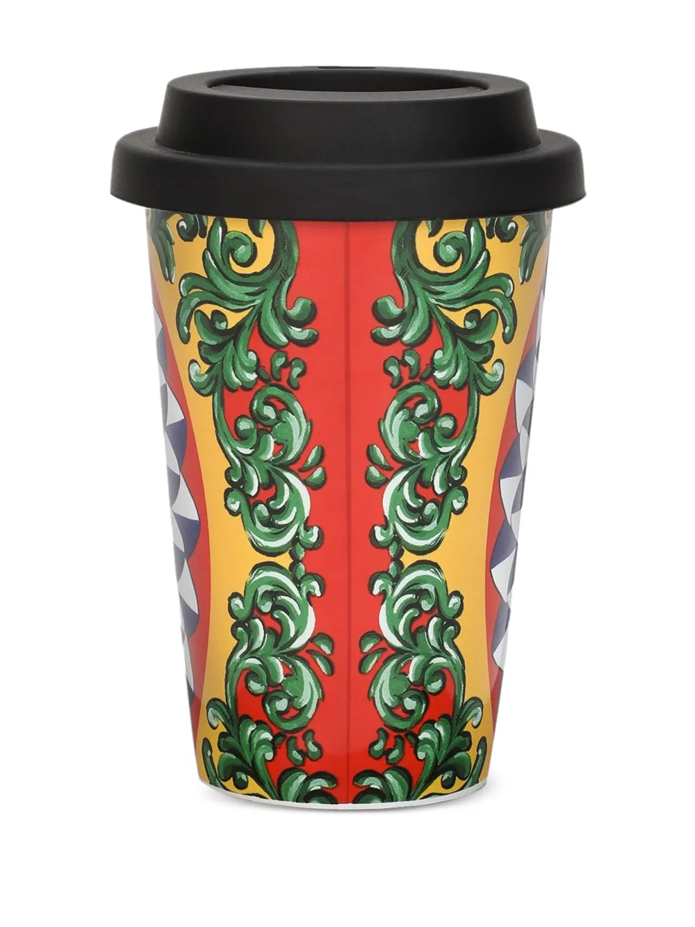 Dolce & Gabbana Graphic-print Travel Mug In Yellow
