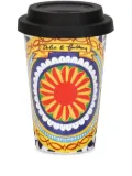 Dolce & Gabbana graphic-print travel mug - Yellow