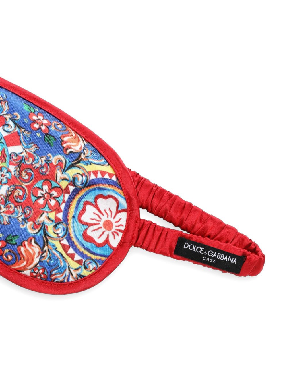 Dolce & Gabbana graphic-print night mask - Blauw