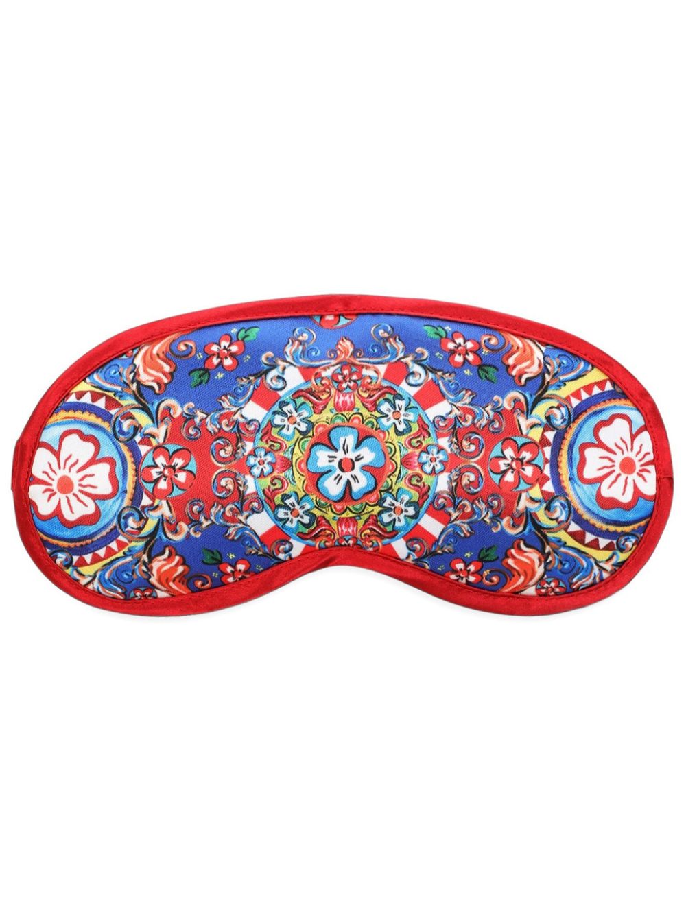 Dolce & Gabbana graphic-print night mask - Blue