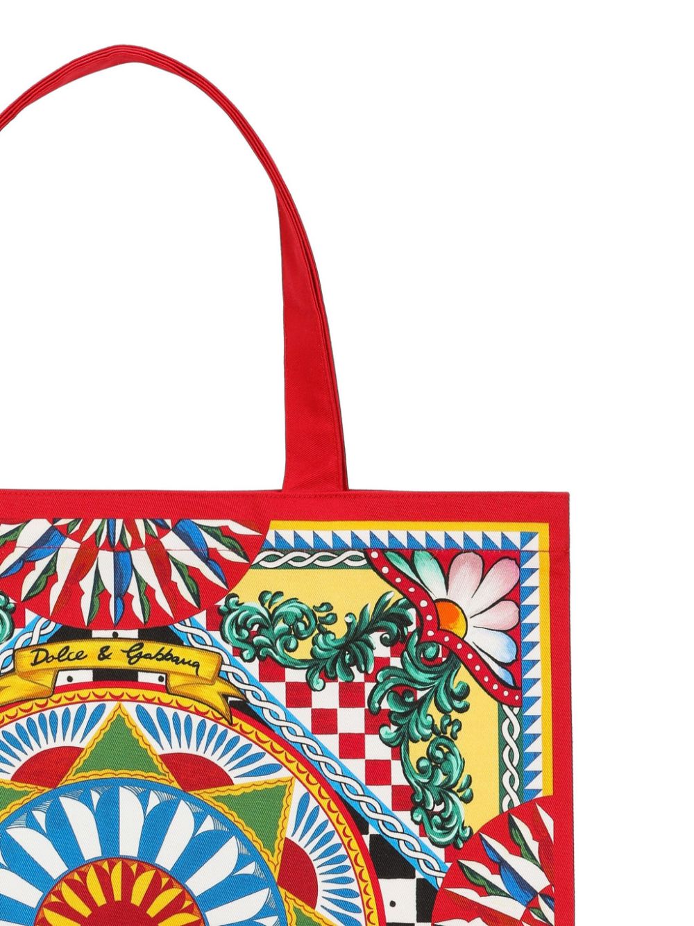 Dolce & Gabbana cotton tote bag - Blauw