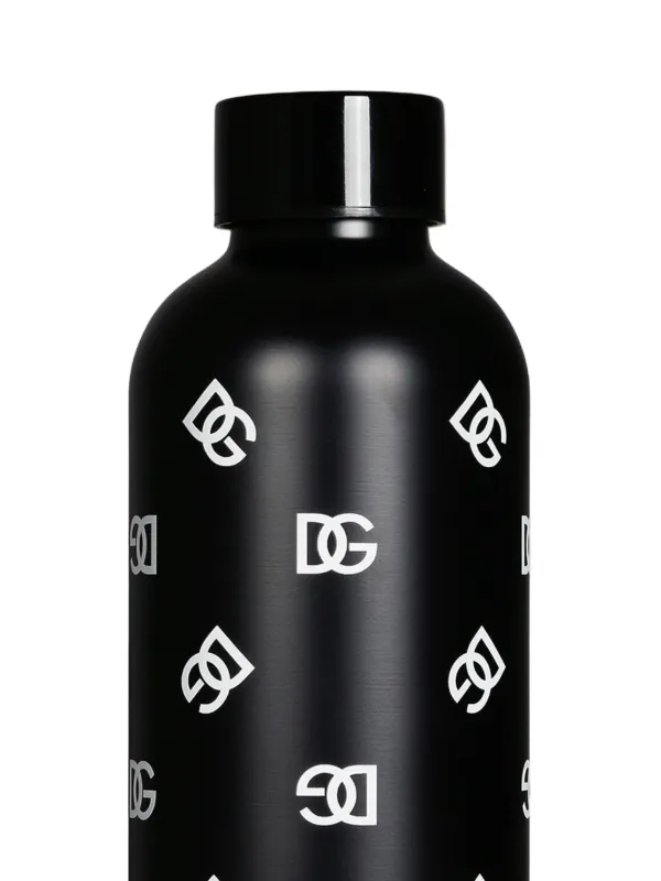 DOLCE & GABBANA ステンレスボトル ブラック Dolce & Gabbana logo-print Thermos | Black | FARFETCH