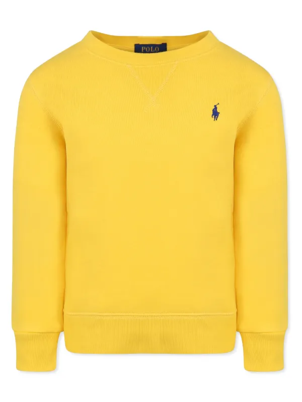 POLO RALPH LAUREN KIDS Sudadera Con Logo Amarillo FARFETCH MX