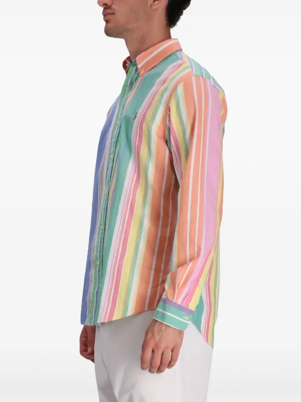 Polo Ralph Lauren ストライプ シャツ | グリーン | FARFETCH JP