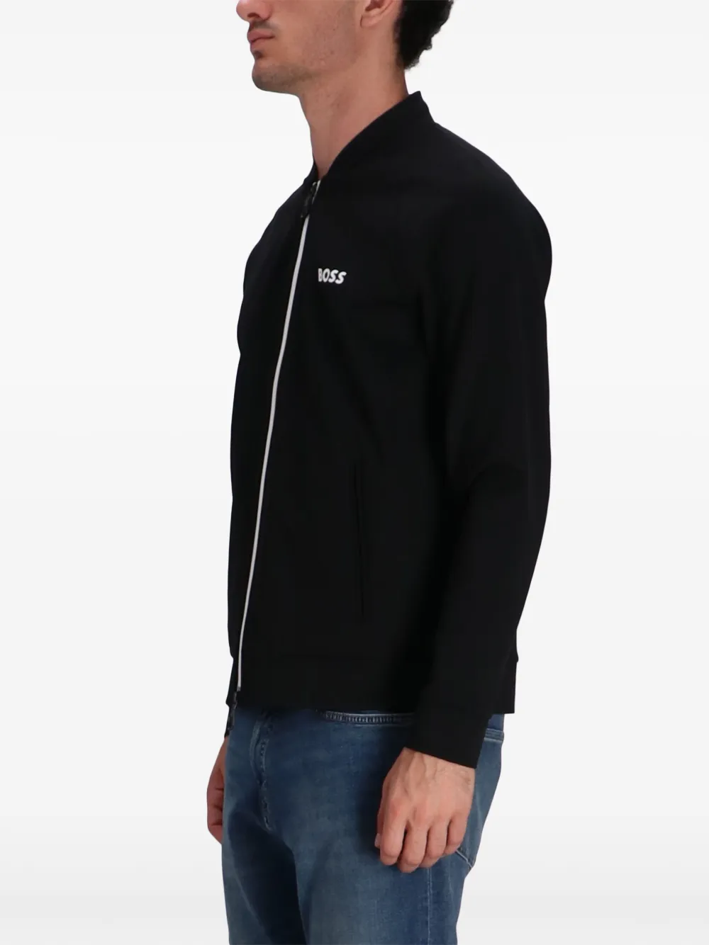 BOSS x Matteo Berrettini sweater Zwart