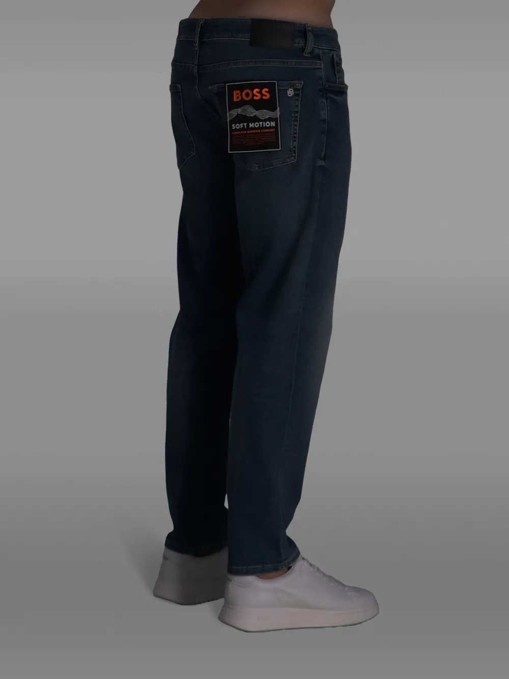 Hugo Boss Slim-fit Jeans In Rinse-washed Comfort-stretch Denim In Blue