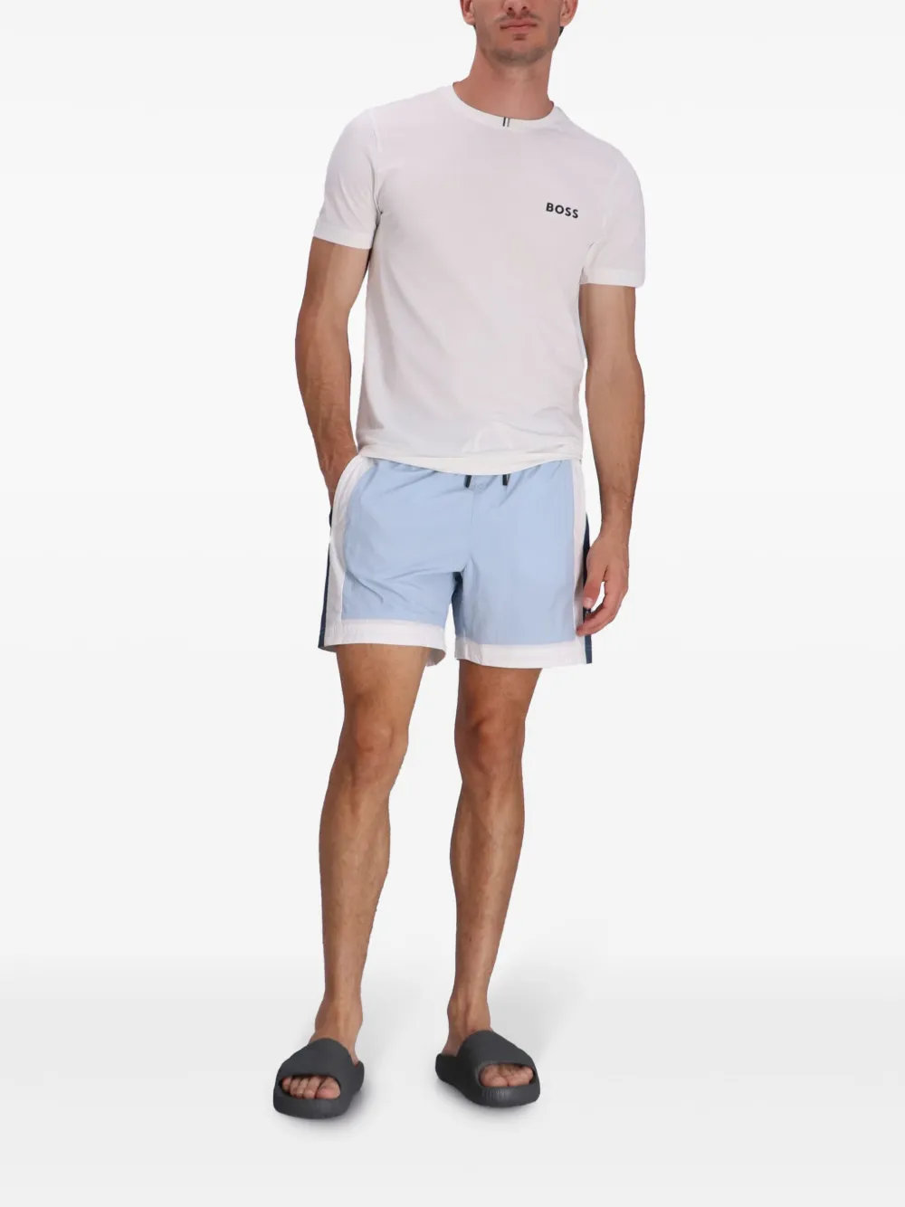 BOSS Remy zwembroek Blauw