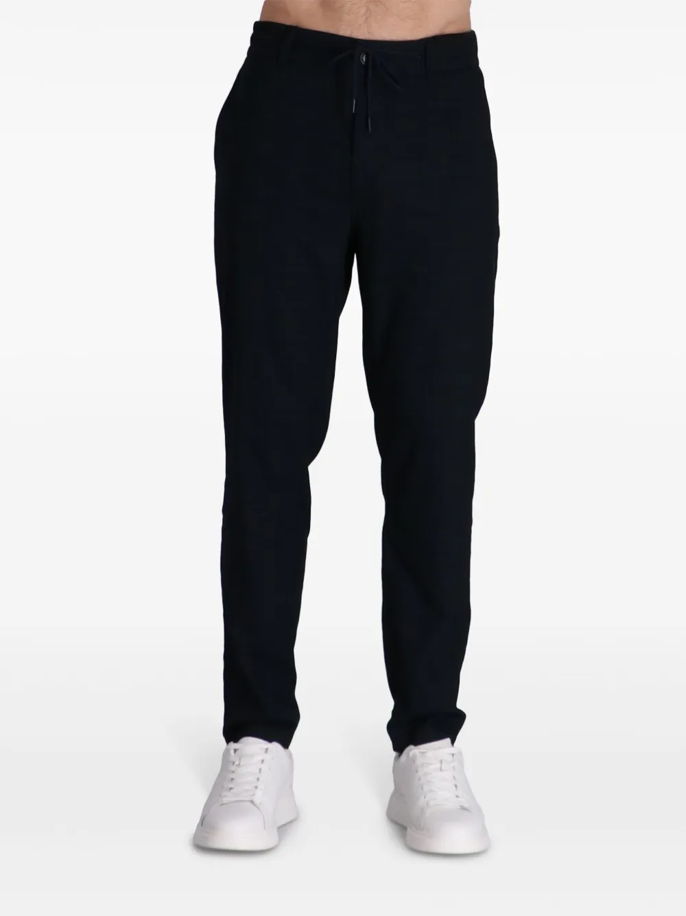 BOSS Broek met toelopende pijpen Zwart