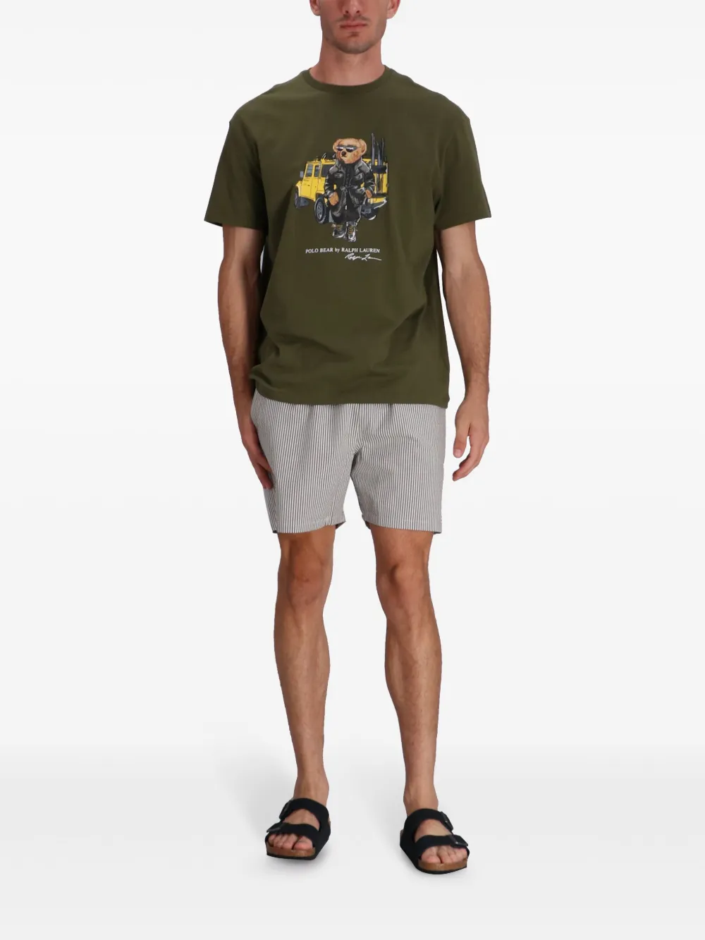 Polo Ralph Lauren T-shirt met Polo Bear-print Groen