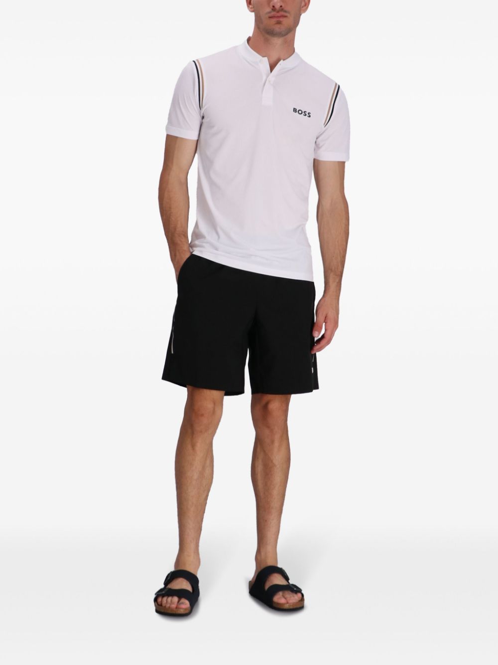 BOSS x Matteo Berrettini track shorts - Black