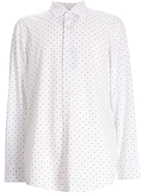 BOSS patterned cotton shirt