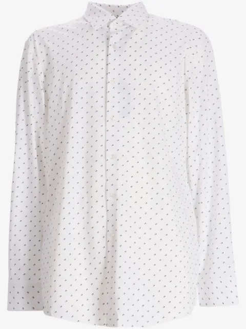 BOSS patterned cotton shirt