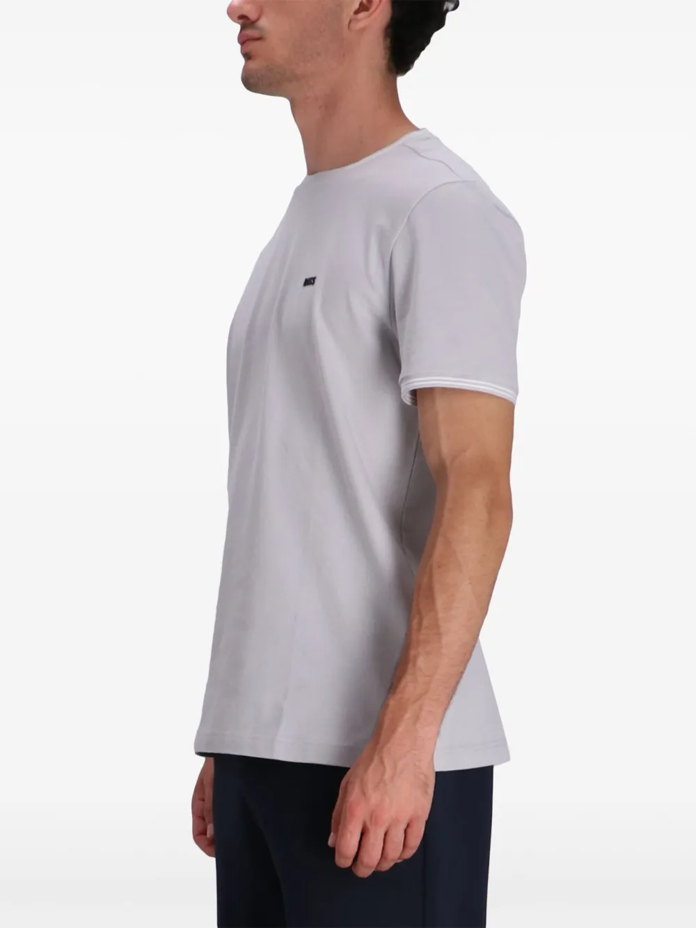 BOSS T-shirt met logoprint Grijs
