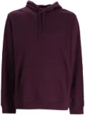 BOSS logo-patch hoodie - Purple